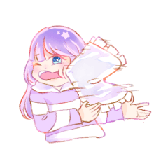 [LINEスタンプ] 全力ぐーたらゆめ少女