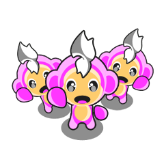 [LINEスタンプ] Mon Mon - Ticon ！