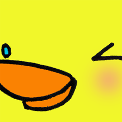 [LINEスタンプ] Quack - the overly cute duck