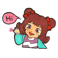 [LINEスタンプ] CottonCandy says Hi