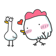 [LINEスタンプ] Taiwan play chicken