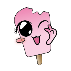 [LINEスタンプ] so cute ice cream