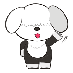 [LINEスタンプ] JULIE the old sheepdog