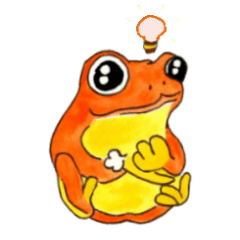 [LINEスタンプ] Frog from the north