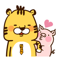 [LINEスタンプ] トントンとトラタ