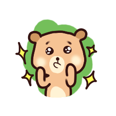 [LINEスタンプ] Baby Brown Bearの画像（メイン）