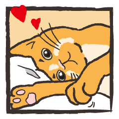 [LINEスタンプ] Power Button Cat