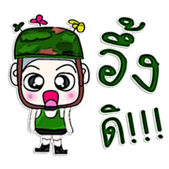 [LINEスタンプ] 三木氏。兵士^^