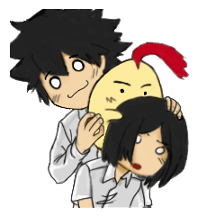 [LINEスタンプ] Two and the half : TNI EDITION