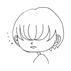 [LINEスタンプ] 塩対応なキミ