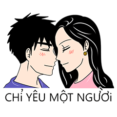[LINEスタンプ] Sparkle Husband and wife