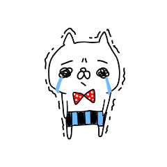 [LINEスタンプ] かまって！泣き虫な猫さん②の画像（メイン）