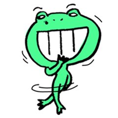 [LINEスタンプ] Poor frog life yapping