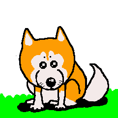 [LINEスタンプ] 日本 柴犬 14の画像（メイン）