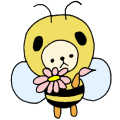 [LINEスタンプ] 着ぐるみ【ミツバチ】1