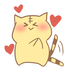 [LINEスタンプ] 虎猫ちゃん