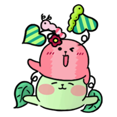 [LINEスタンプ] Two Beans For You