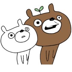 [LINEスタンプ] クマの気分