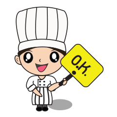 [LINEスタンプ] chef kak kak