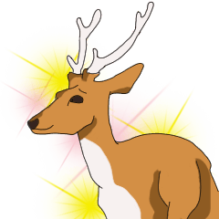 [LINEスタンプ] 鹿だらけ