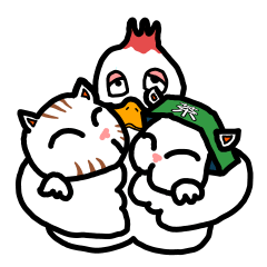 [LINEスタンプ] 茶にゃんと虎にゃん NO2