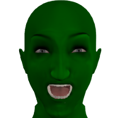 [LINEスタンプ] Green Human