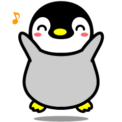 [LINEスタンプ] 動く可愛い子ペンギン