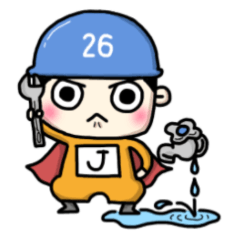 [LINEスタンプ] 伊藤次郎商店のJIROくん