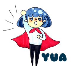 [LINEスタンプ] YUA 日常篇