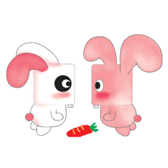 [LINEスタンプ] Rabbit Love na