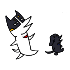 [LINEスタンプ] ビクターさんとRくん