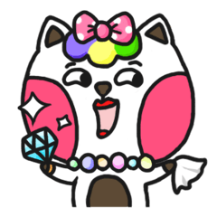 [LINEスタンプ] Silly cat's show time