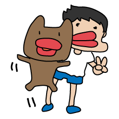 [LINEスタンプ] Tom and Hippie