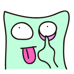 [LINEスタンプ] Green Paperman