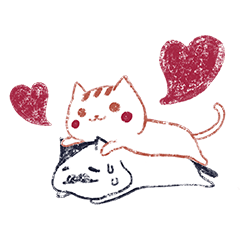 [LINEスタンプ] Mimi and Susu Happily together！