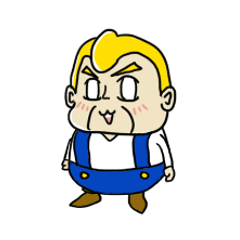 [LINEスタンプ] BlackmanGeorge