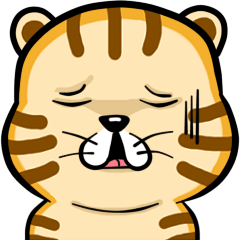[LINEスタンプ] Cute little tiger