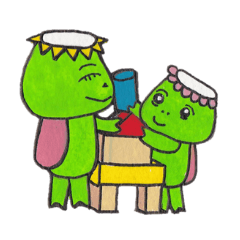 [LINEスタンプ] takappa＆miakappa