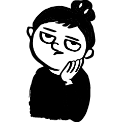 [LINEスタンプ] I DESPISE YOU