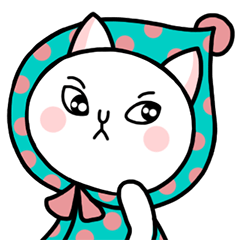 [LINEスタンプ] Dots cat.