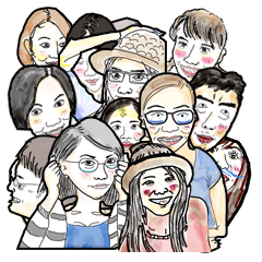 [LINEスタンプ] Happy Friends Together 2