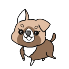 [LINEスタンプ] 琉球犬〝はな〟