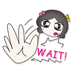 [LINEスタンプ] 私の名前は里美です。