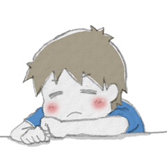 [LINEスタンプ] Young Boy Dreamer