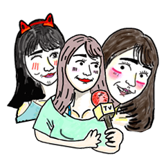 [LINEスタンプ] Jia Ru sister