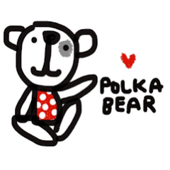 [LINEスタンプ] Polka Bear