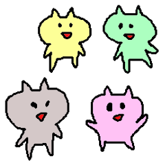 [LINEスタンプ] ざつネコ