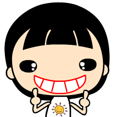 [LINEスタンプ] The innocent and naive girlの画像（メイン）