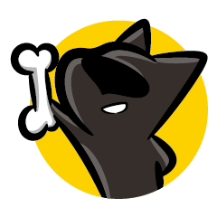 [LINEスタンプ] Taiwan black Dog