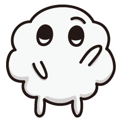 [LINEスタンプ] Sugar looks like cotton